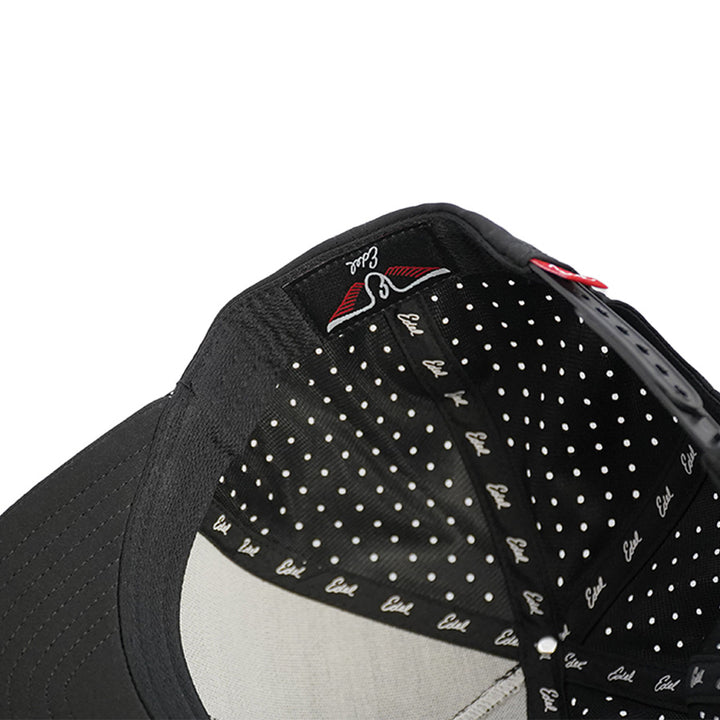 Edel Golf Signature Circle Rope Hat Black - Inside