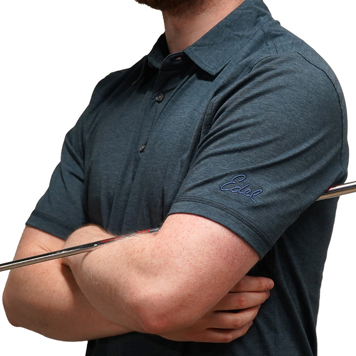 Edel X Linksoul Delray Polo - Navy Heather