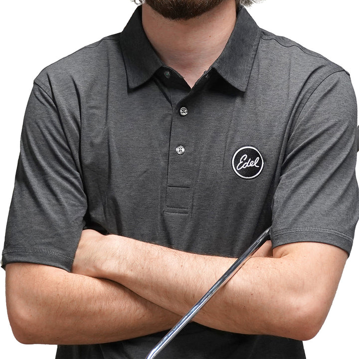 Edel X Linksoul Delray Polo - Black Heather