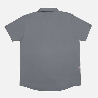 Edel Golf x TRUE linkswear All Day Charcoal Polo - back