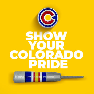 "Show Your Colorado Pride" Edel Golf Colorado ball marker & repair tool