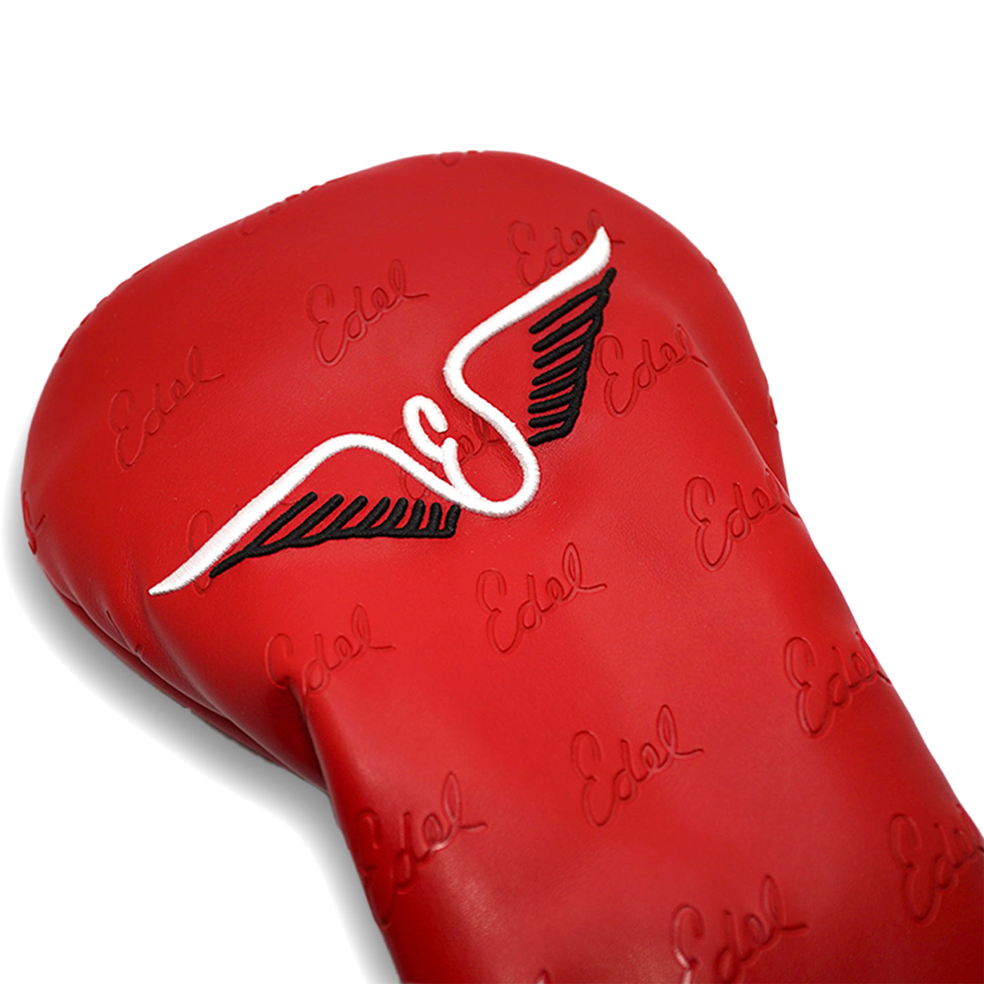 Edel Golf Driver Headcover Red Close-Up