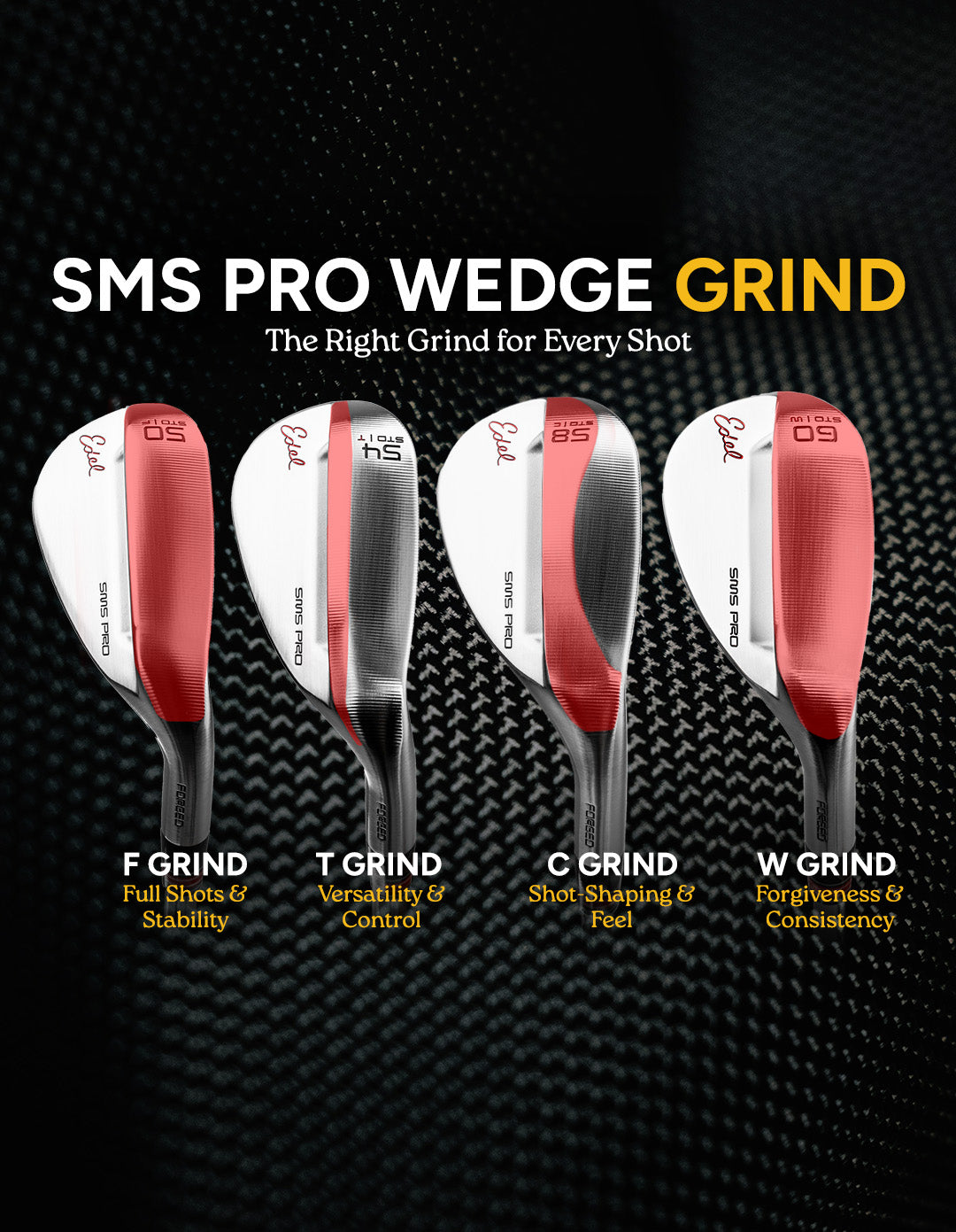 Edel SMS V-GRIND Wedge #58(1Club)/MCI/Flex:R/Wedge | eBay