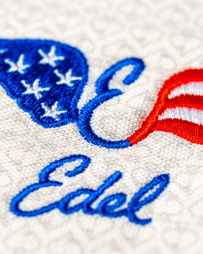 Special Edition Edel USA Patriot Logo Polo - Vapor Spade
