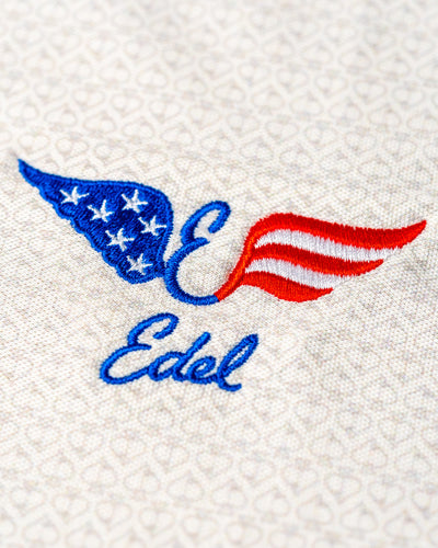 Special Edition Edel USA Patriot Logo Polo - Vapor Spade