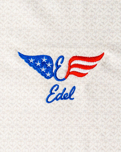 Special Edition Edel USA Patriot Logo Polo - Vapor Spade