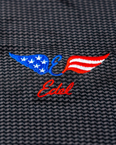 Special Edition Edel USA Patriot Logo Polo - Night Wave