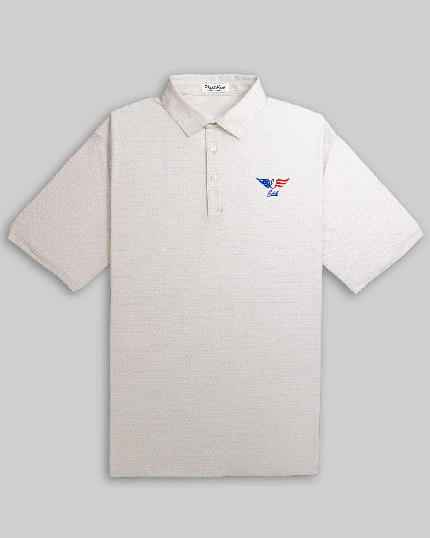 Special Edition Edel USA Patriot Logo Polo - Vapor Spade