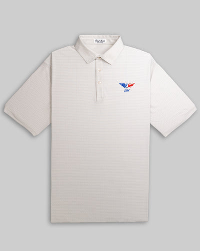 Special Edition Edel USA Patriot Logo Polo - Vapor Spade