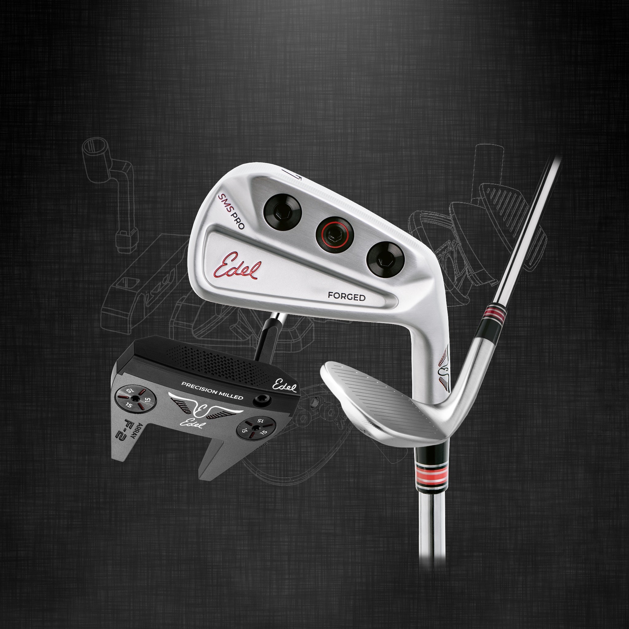 Edel and by Golf Putters Custom Wedges, Irons,
