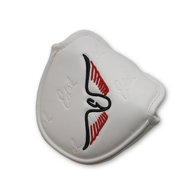 Edel White Mallet Putter Cover Close-Up