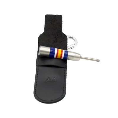 Edel Repair Tool featuring a Colorado ferrule on top of a leather sleeve