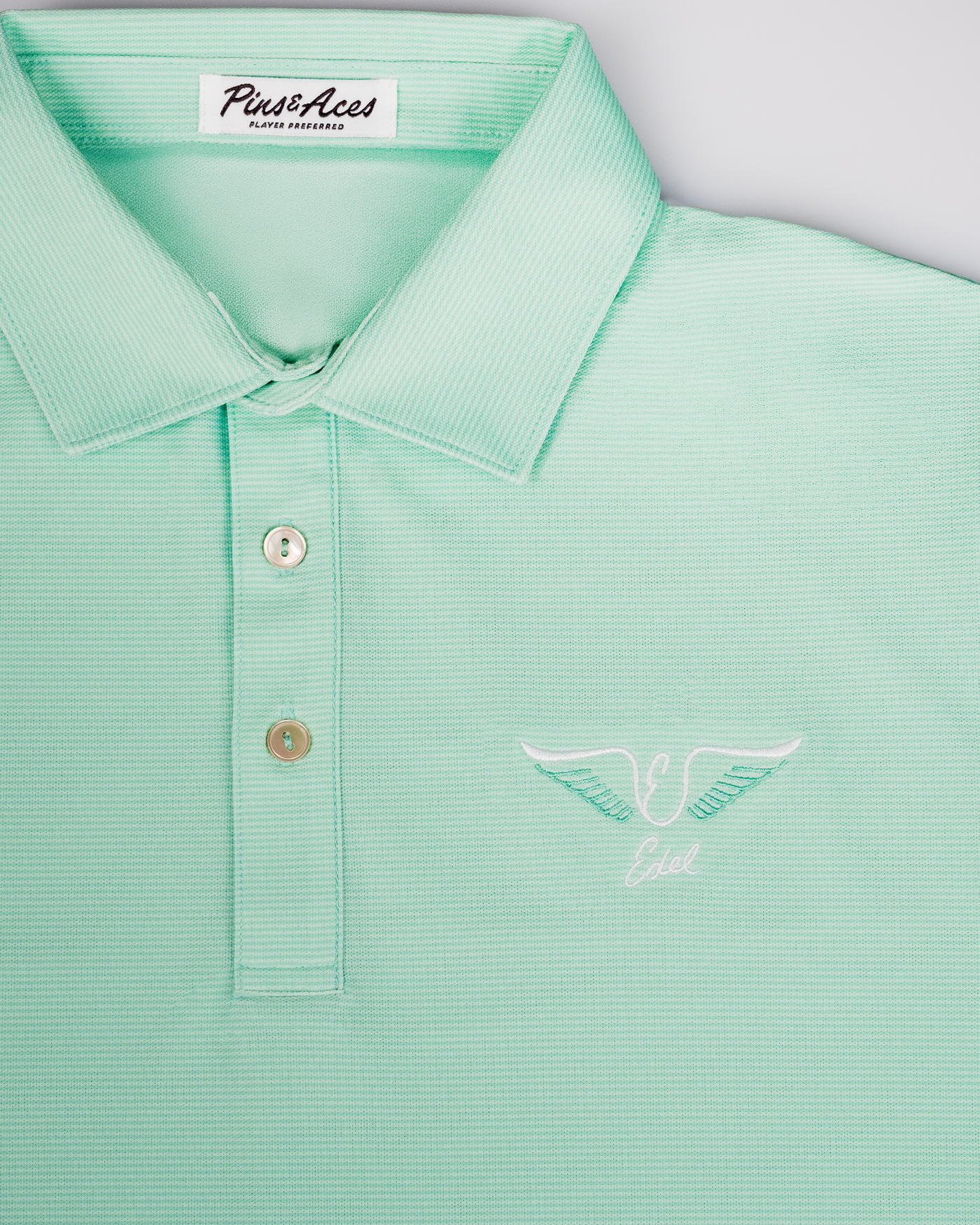Player Preferred™ Polo - Spearmint Stripes