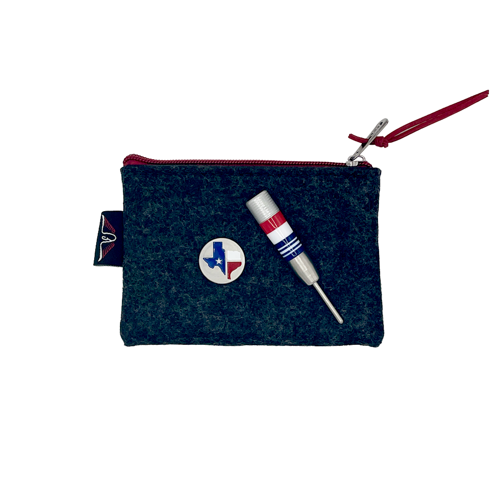 Edel Golf Texas ball marker & repair tool with felt pouch