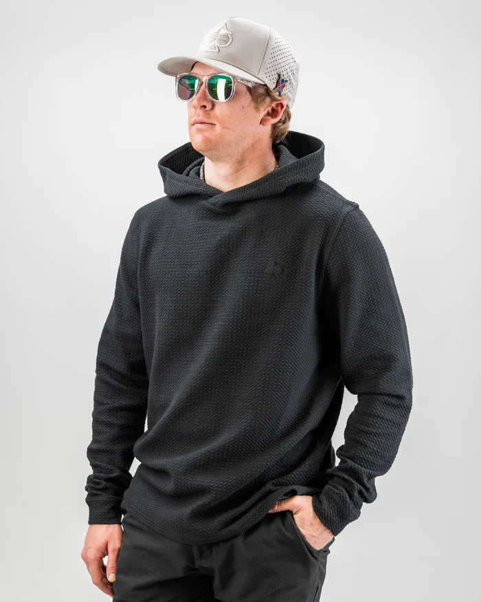 Player Preferred™ Waffle Knit Hoodie - Obsidian – Edel Golf