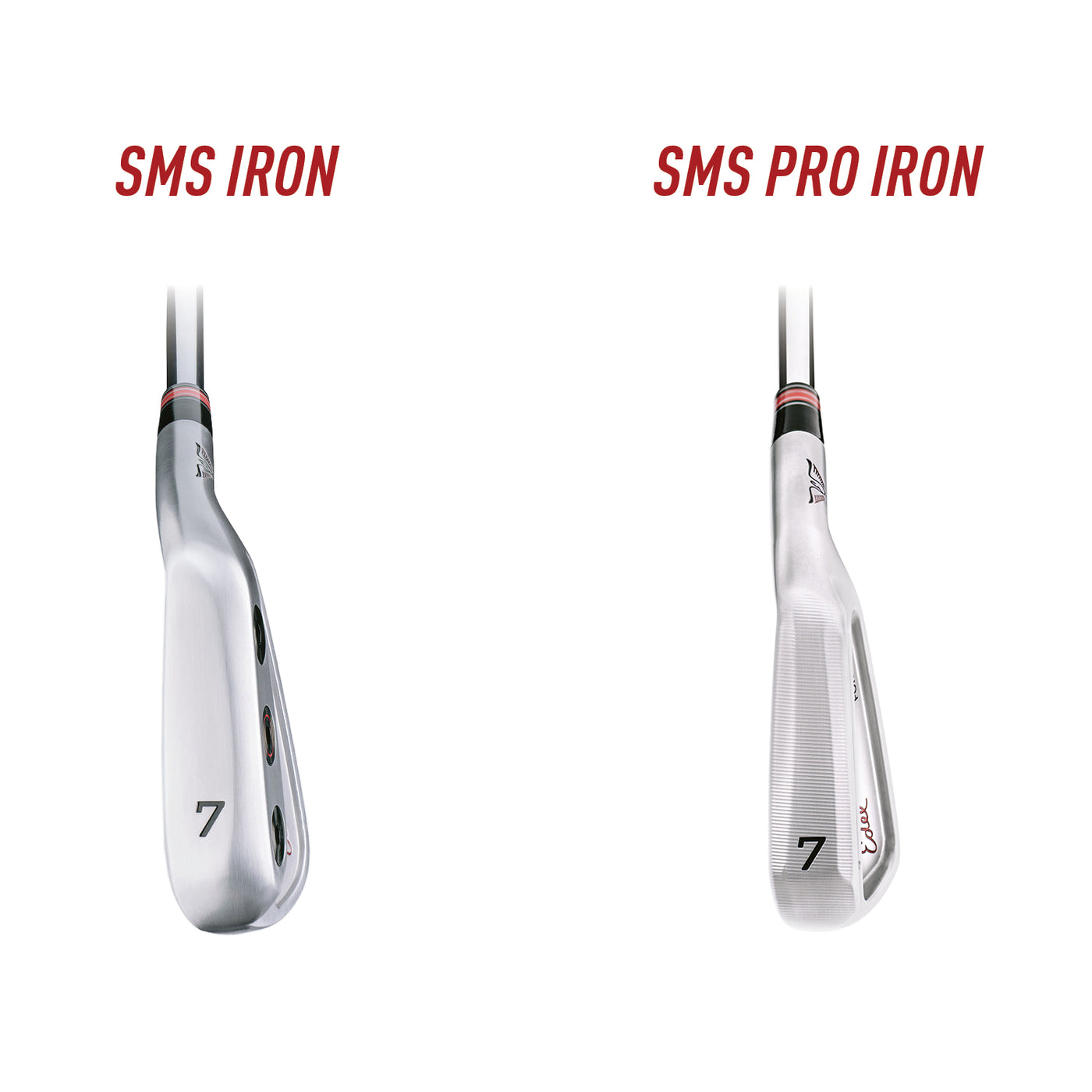 SMS vs. SMS Pro Irons Sole View